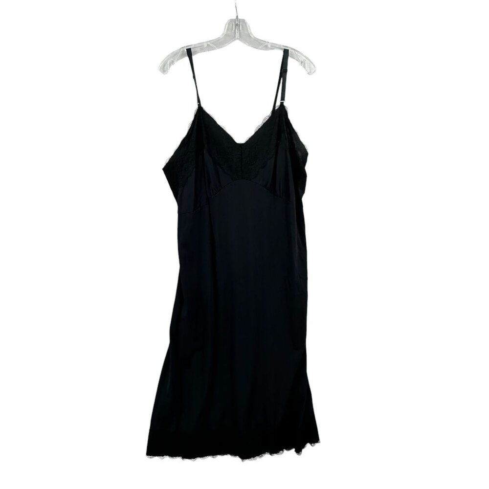 Vintage Velrose Full Slip Dress Womens Sz 44 1360 Fairygrunge Whimsigoth 90s Y2K